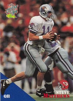 1994 Classic NFL Draft #65 Steve Matthews  Front