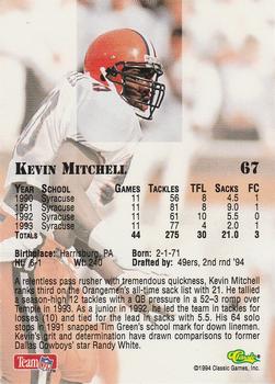 1994 Classic NFL Draft #67 Kevin Mitchell  Back
