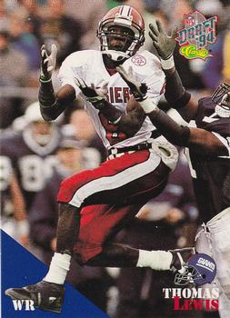 1994 Classic NFL Draft #88 Thomas Lewis  Front