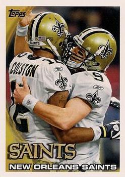 2010 Topps #137 New Orleans Saints Front
