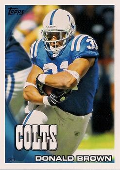 2010 Topps #131 Donald Brown  Front
