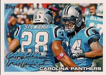 2010 Topps #171 Carolina Panthers Front