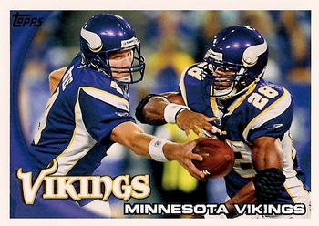 2010 Topps #188 Minnesota Vikings Front
