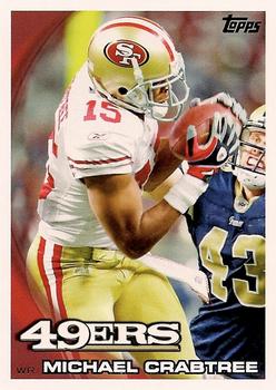 2010 Topps #222 Michael Crabtree  Front