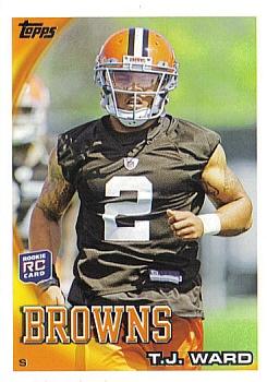 2010 Topps #245 T.J. Ward  Front