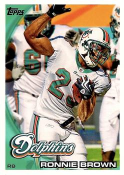 2010 Topps #255 Ronnie Brown Front