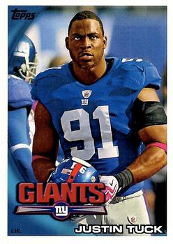 2010 Topps #261 Justin Tuck Front