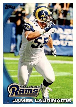 2010 Topps #283 James Laurinaitis Front