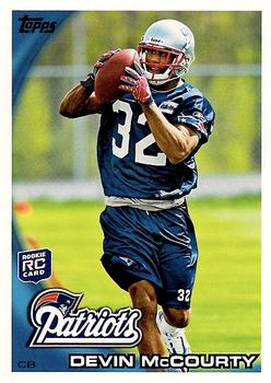2010 Topps #295 Devin McCourty Front