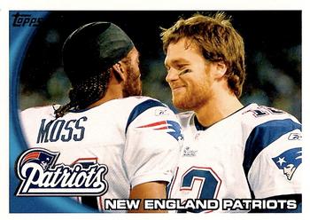 2010 Topps #347 New England Patriots Front