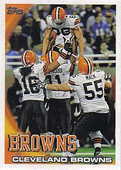 2010 Topps #377 Cleveland Browns Front