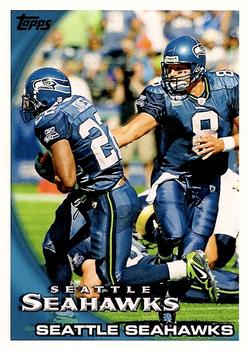 2010 Topps #385 Seattle Seahawks Front