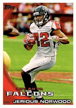 2010 Topps #386 Jerious Norwood Front