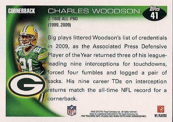 2010 Topps #41 Charles Woodson  Back