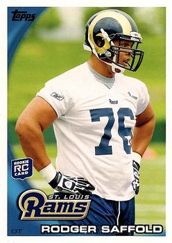 2010 Topps #432 Rodger Saffold Front