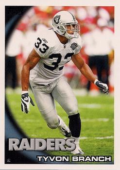 2010 Topps #68 Tyvon Branch  Front