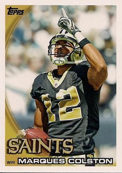 2010 Topps #6 Marques Colston  Front