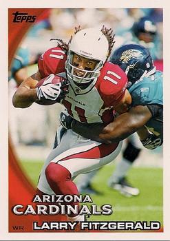 2010 Topps #80 Larry Fitzgerald  Front