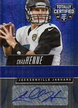 2014 Panini Totally Certified - Awesome Autographs Blue #AA-CH Chad Henne Front