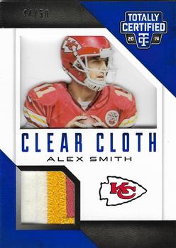 2014 Panini Totally Certified - Clear Cloth Prime Blue #CC-AS Alex Smith Front