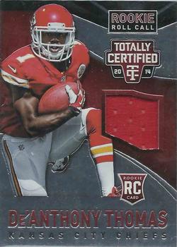 2014 Panini Totally Certified - Rookie Roll Call Jerseys #RRC-DT De'Anthony Thomas Front
