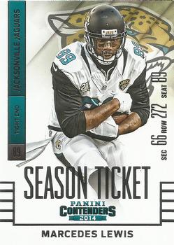 2014 Panini Contenders #52 Marcedes Lewis Front