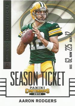2014 Panini Contenders #63 Aaron Rodgers Front