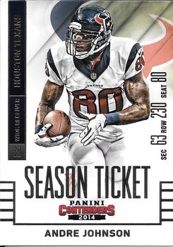 2014 Panini Contenders #92 Andre Johnson Front