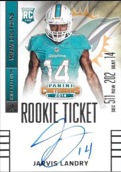 2014 Panini Contenders #220 Jarvis Landry Front