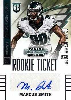 2014 Panini Contenders #157 Marcus Smith Front