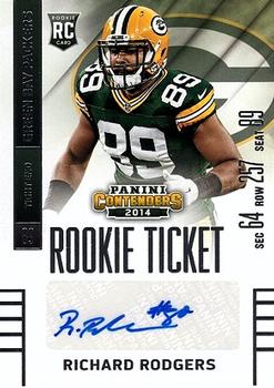 2014 Panini Contenders #169 Richard Rodgers Front