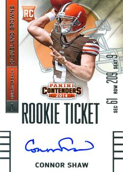 2014 Panini Contenders #211 Connor Shaw Front