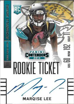2014 Panini Contenders #226 Marqise Lee Front