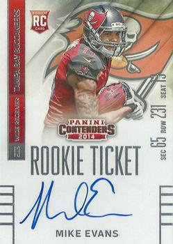 2014 Panini Contenders #236 Mike Evans Front