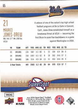 2010 Upper Deck NCAA Sweet Spot #65 Maurice Jones-Drew  Back