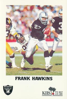 1985 Los Angeles Raiders Police #NNO Frank Hawkins Front