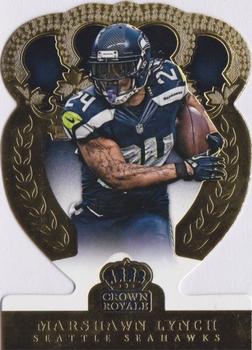 2014 Panini Crown Royale - Gold #8 Marshawn Lynch Front