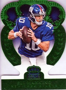 2014 Panini Crown Royale - Green #74 Eli Manning Front
