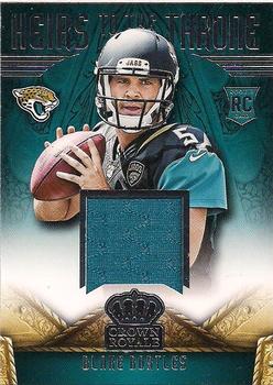 2014 Panini Crown Royale - Heirs to the Throne Materials #HT-BB Blake Bortles Front