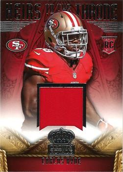 2014 Panini Crown Royale - Heirs to the Throne Materials #HT-CH Carlos Hyde Front