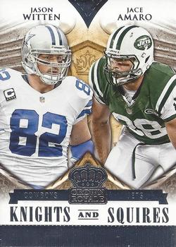 2014 Panini Crown Royale - Knights and Squires #KS13 Jace Amaro / Jason Witten Front