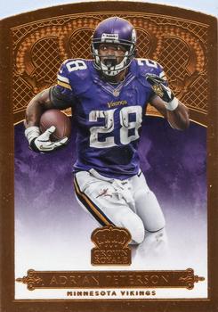 2014 Panini Crown Royale - Bronze #3 Adrian Peterson Front