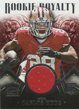 2014 Panini Crown Royale - Rookie Royalty Materials #RR8 Carlos Hyde Front