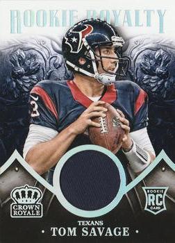 2014 Panini Crown Royale - Rookie Royalty Materials #RR31 Tom Savage Front