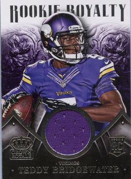 2014 Panini Crown Royale - Rookie Royalty Materials #RR39 Teddy Bridgewater Front