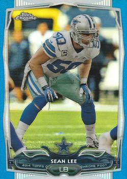 2014 Topps Chrome - Blue Refractors #90 Sean Lee Front