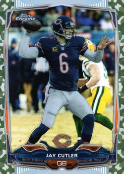 2014 Topps Chrome - Camo Refractors #58 Jay Cutler Front