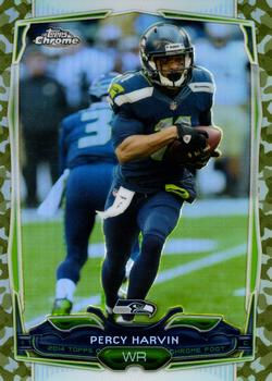 2014 Topps Chrome - Camo Refractors #59 Percy Harvin Front