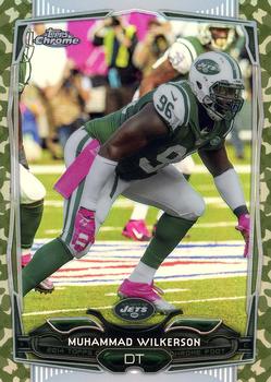 2014 Topps Chrome - Camo Refractors #70 Muhammad Wilkerson Front