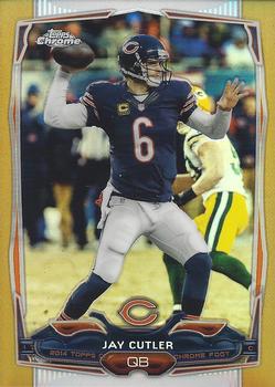 2014 Topps Chrome - Gold Refractors #58 Jay Cutler Front